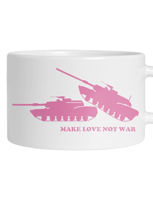 Tanky hrnek makronka White