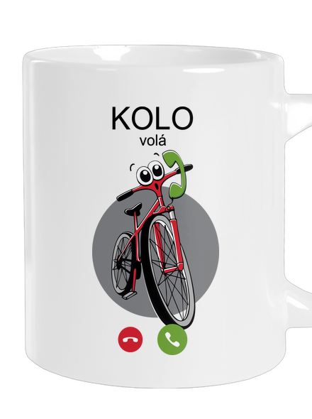 Kolo volá velký hrnek White