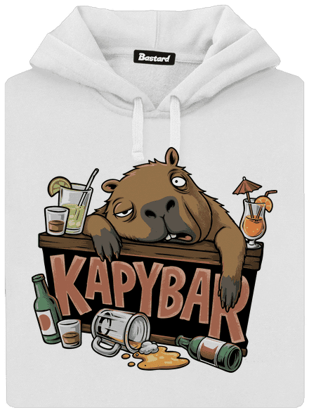 Kapybar dámská mikina klokanka White