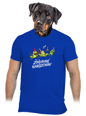 Žábavné narozeniny pánské tričko Royal Blue
