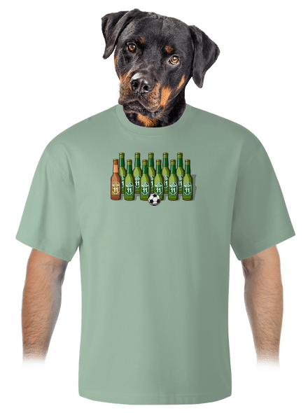 Fotbalová jedenáctka unisex tričko oversized Sage