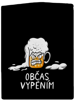 Občas vypěním dámská mikina na zip Black