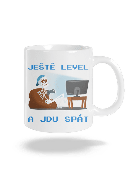 Ještě level klasický hrnek White