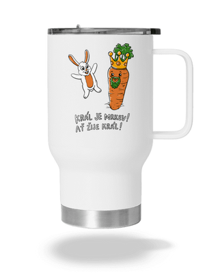 Král je mrkev, ať žije král termohrnek White