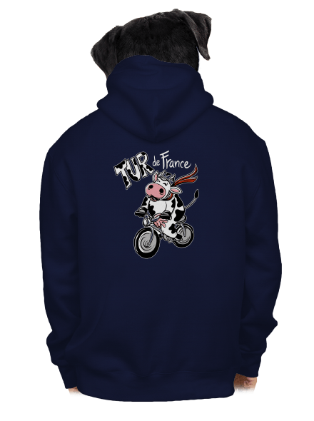 Tur de France pánská mikina na zip Navy