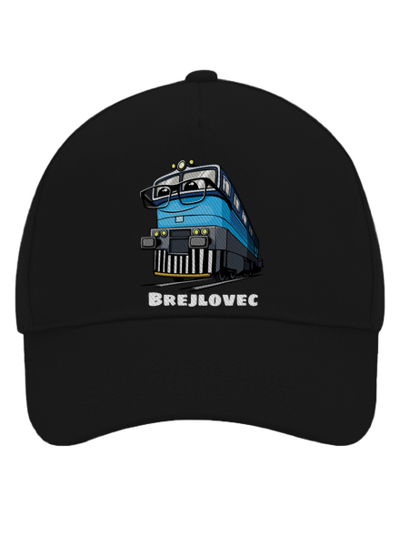 Brejlovec kšiltovka baseballka Black