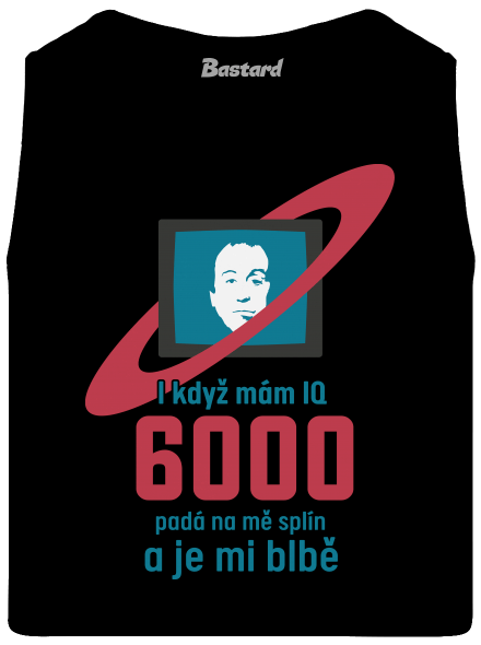 IQ 6000 pánské tílko Black