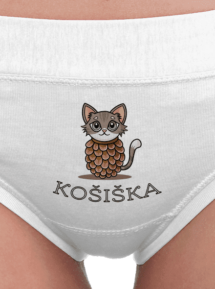 Košiška dámské kalhotky White