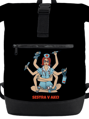 Sestra v akci batoh Black
