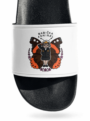 Babička admirál pantofle White