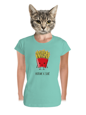 Patříme k sobě dámské tričko premium Mint Mal