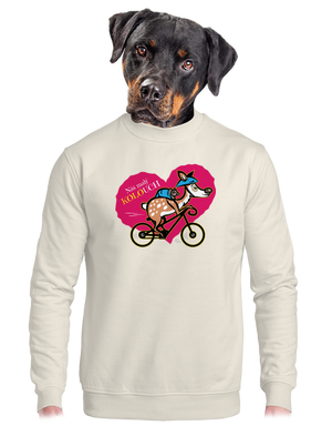 unisex mikina bez kapuce