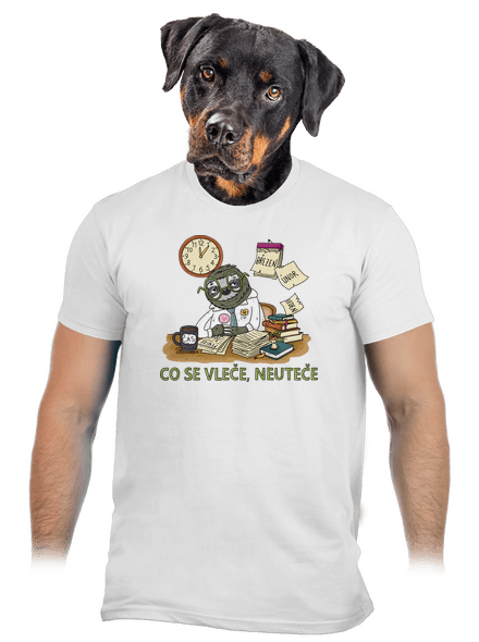 Co se vleče, neuteče pánské tričko White