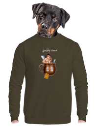 unisex mikina bez kapuce