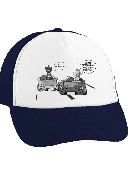 Co blinkr? kšiltovka truckerka French Navy cap
