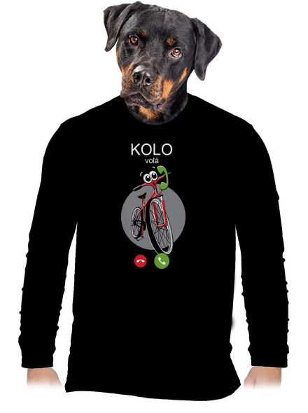 Kolo volá pánské dlouhý rukáv Black