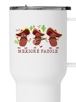 Mexická párty termohrnek White