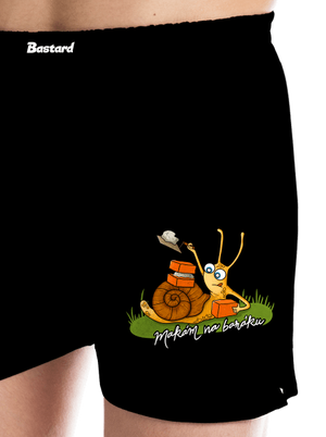 Makám na baráku pánské trenky Black