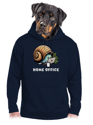 Šnekův home office pánská mikina klokanka Navy