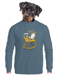 unisex mikina bez kapuce