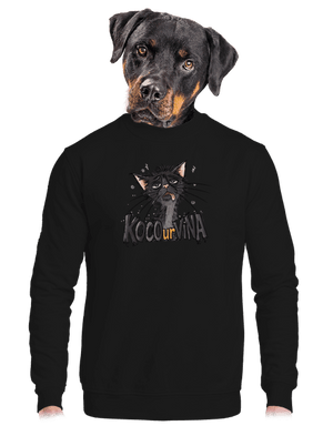 unisex mikina bez kapuce