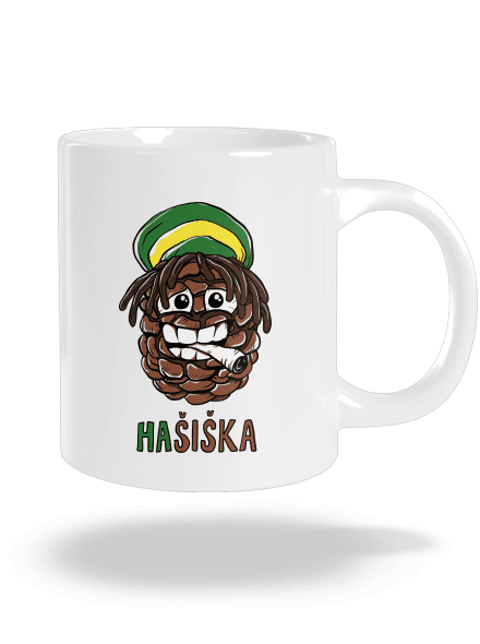 Hašiška velký hrnek White