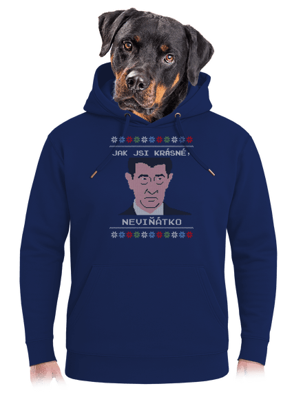 Neviňátko unisex mikina premium Navy