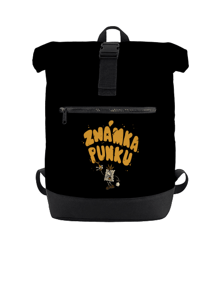 Vylitá známka punku  batoh Black