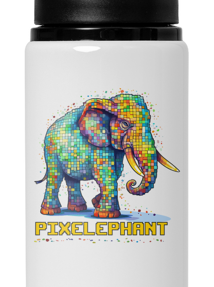 Pixelephant lahev na vodu White