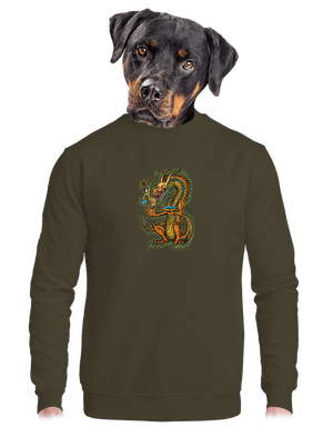 unisex mikina bez kapuce