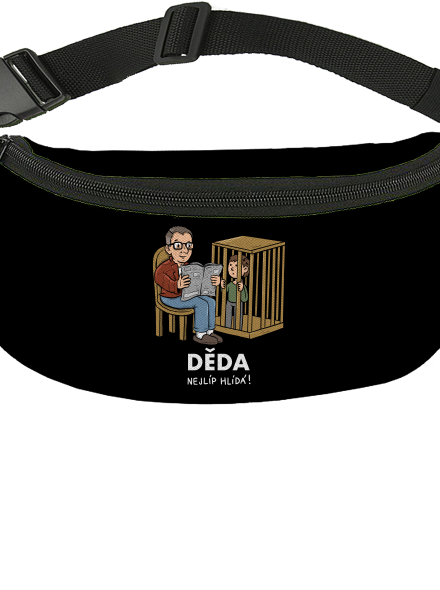 Děda hlídá ledvinka Black