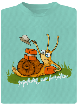 Makám na baráku pánské sportovní tričko Mint Mal