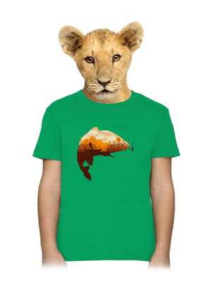 Kapitální úlovek dětské tričko Kelly Green