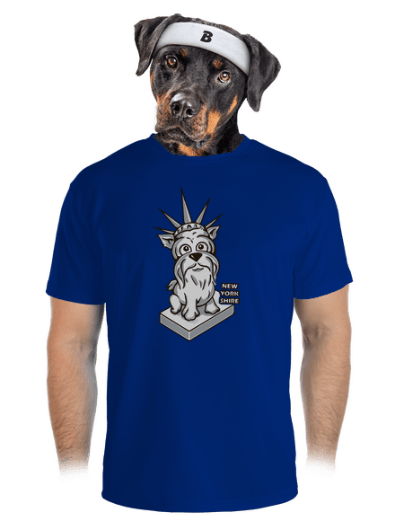New Yorkshire pánské sportovní tričko Royal Blue Mal