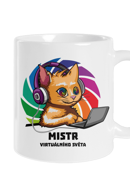 Mistr virtuálního světa klasický hrnek White