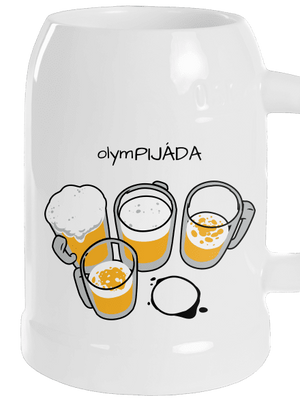 Pijáda půllitr White