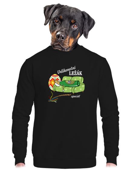 Velikonoční ležák unisex mikina bez kapuce Black