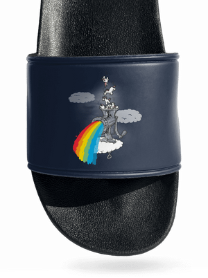 Jak vzniká duha pantofle Navy