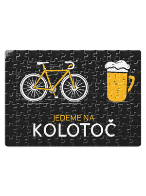 Jedeme na kolotoč puzzle White