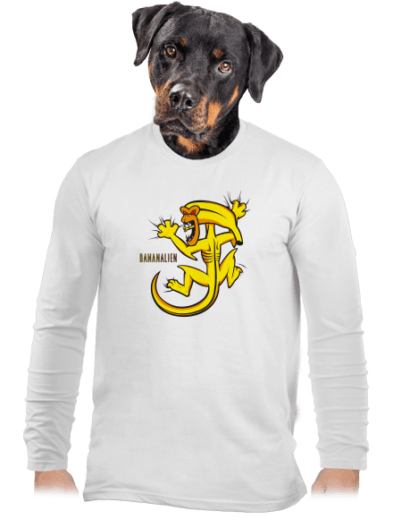 Bananalien pánské dlouhý rukáv White
