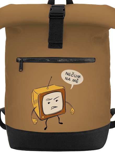 Nečum na mě batoh Caramel