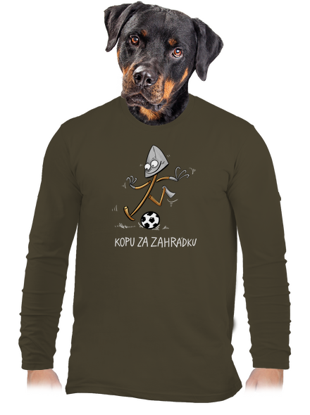 Kopu za zahrádku  pánské dlouhý rukáv Urban Khaki