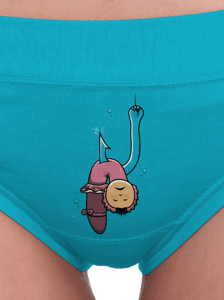 Dáda na rybách dámské kalhotky Turquoise