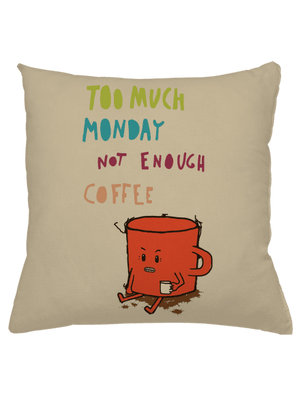 Pondělní kafe polštář Beige