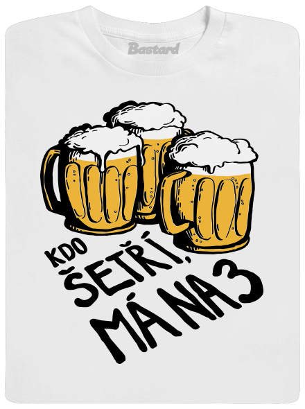 Kdo šetří, má na tři dětské tričko White