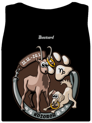 Psí horoskop: Kozoroh dámské tílko klasické Black