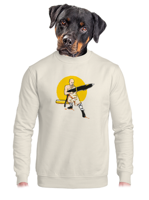 unisex mikina bez kapuce