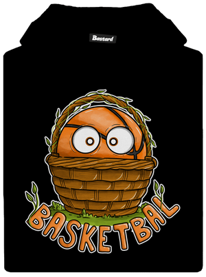 Basketbal dětská mikina klokanka Black