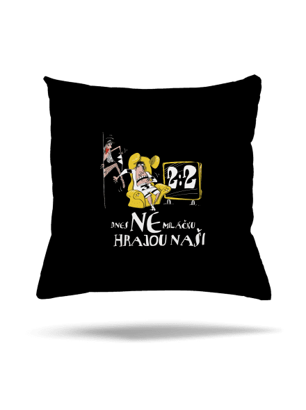 Hrajou naši polštář Black