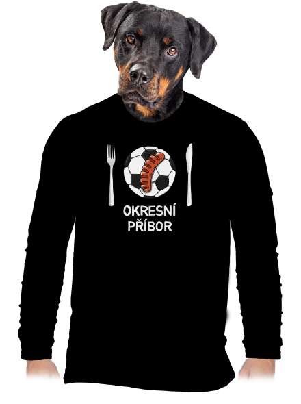 Okresní příbor pánské dlouhý rukáv Black